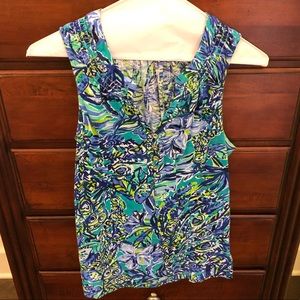 Lilly Pulitzer Essie top, EUC , small
